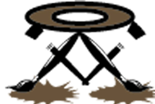 logo personaliser avec different type de pinceaux qui se croissent