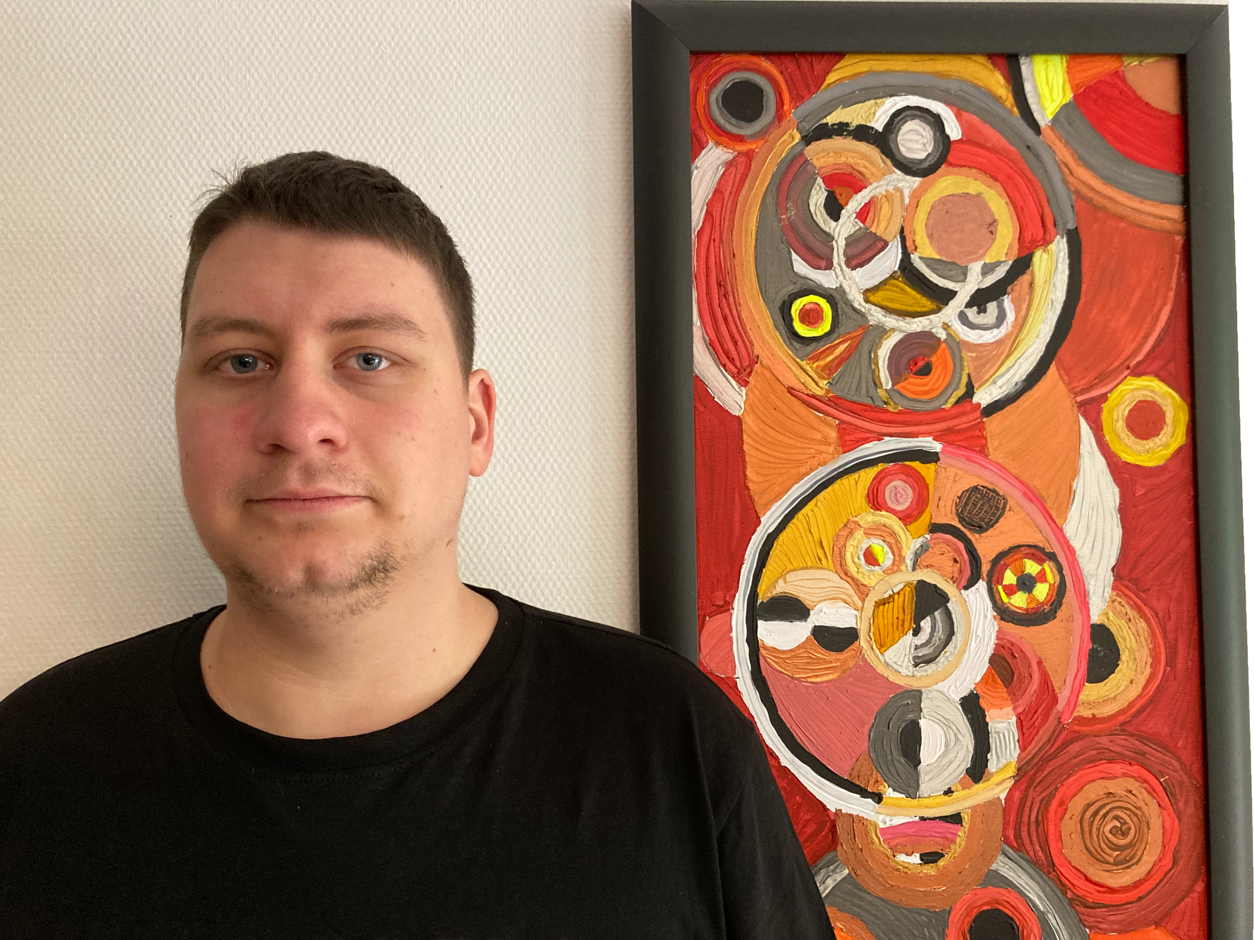 photo de profile repesente mois et une peiture que j'ai fait , pour vous montrer mes passions